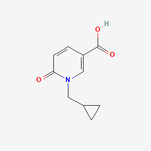 1-(Cyclopropylmethyl)-6-oxo-1,6-dihydropyridine-3-carboxylic acid