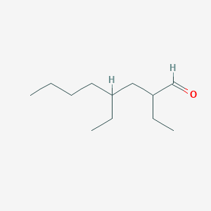 molecular formula C12H24O B14645796 Octanal, 2,4-diethyl- CAS No. 55877-08-2
