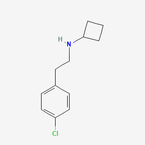 N-[2-(4-chlorophenyl)ethyl]cyclobutanamine