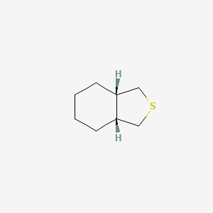 molecular formula C8H14S B14645885 Benzo[c]thiophene, octahydro-, cis- CAS No. 54053-76-8