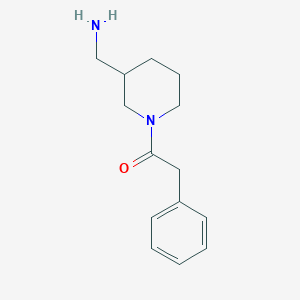 1-[3-(Aminomethyl)piperidin-1-yl]-2-phenylethan-1-one