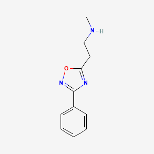 Methyl[2-(3-phenyl-1,2,4-oxadiazol-5-yl)ethyl]amine