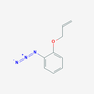 molecular formula C9H9N3O B14645958 1-Azido-2-[(prop-2-en-1-yl)oxy]benzene CAS No. 55000-07-2