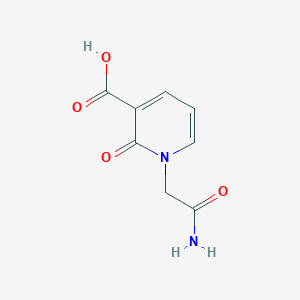 1-(Carbamoylmethyl)-2-oxo-1,2-dihydropyridine-3-carboxylic acid