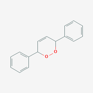 molecular formula C16H14O2 B14645979 3,6-Diphenyl-3,6-dihydro-1,2-dioxine CAS No. 53646-90-5