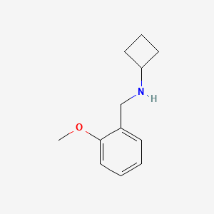 N-[(2-methoxyphenyl)methyl]cyclobutanamine