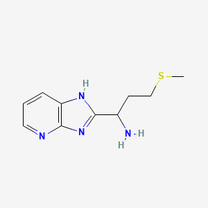 1-(3H-imidazo[4,5-b]pyridin-2-yl)-3-(methylthio)propan-1-amine