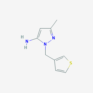 3-methyl-1-(3-thienylmethyl)-1H-pyrazol-5-amine