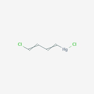 molecular formula C4H4Cl2Hg B14646116 Chloro(4-chlorobuta-1,3-dien-1-yl)mercury CAS No. 55743-24-3
