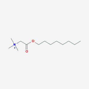 molecular formula C13H28NO2+ B14646130 N,N,N-Trimethyl-2-(octyloxy)-2-oxoethan-1-aminium CAS No. 54472-96-7