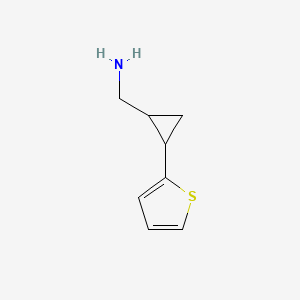 (2-(2-Thienyl)cyclopropyl)methylamine
