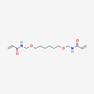 molecular formula C14H24N2O4 B14646180 N,N'-[Hexane-1,6-diylbis(oxymethylene)]di(prop-2-enamide) CAS No. 52994-27-1