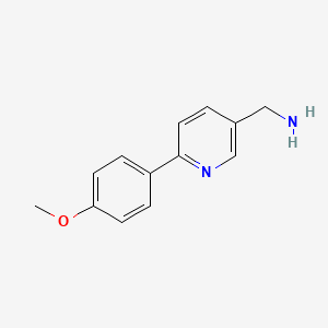 (6-(4-Methoxyphenyl)pyridin-3-yl)methanamine