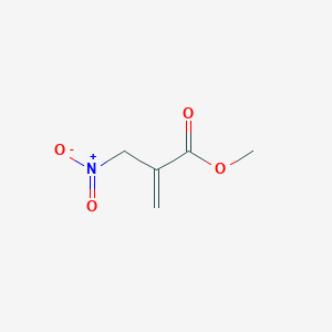 molecular formula C5H7NO4 B14646236 Methyl 2-(nitromethyl)prop-2-enoate CAS No. 51914-94-4