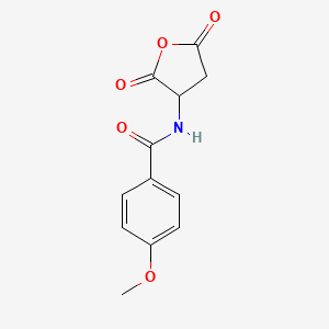 N-(2,5-Dioxotetrahydro-3-furanyl)-4-methoxybenzamide