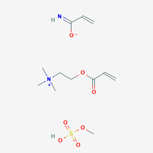 molecular formula C12H24N2O7S B14646251 Methyl hydrogen sulfate;prop-2-enimidate;trimethyl(2-prop-2-enoyloxyethyl)azanium CAS No. 52285-95-7