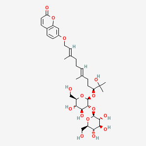 molecular formula C36H52O15 B14646280 Reoselin A CAS No. 53011-70-4