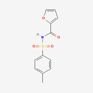molecular formula C12H11NO4S B14646288 N-(4-Methylbenzene-1-sulfonyl)furan-2-carboxamide CAS No. 56059-64-4