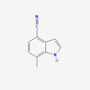 7-methyl-1H-indole-4-carbonitrile