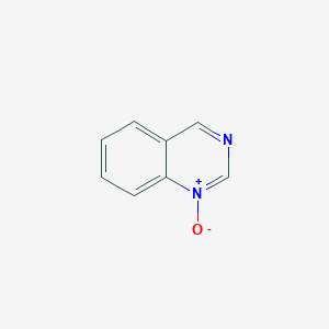 molecular formula C8H6N2O B14646309 Quinazoline, 1-oxide (7CI,9CI) CAS No. 54145-20-9