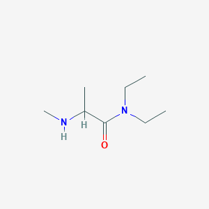 molecular formula C8H18N2O B14646347 N,N-Diethyl-N~2~-methylalaninamide CAS No. 53515-82-5
