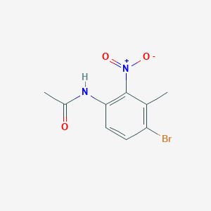 molecular formula C8H8BrN3O3 B1464635 N-(4-Bromo-5-methyl-6-nitrophenyl)acetamide CAS No. 914223-24-8
