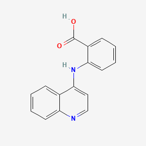 molecular formula C16H12N2O2 B14646359 N-(4-Quinolinyl)anthranilic acid CAS No. 52180-97-9