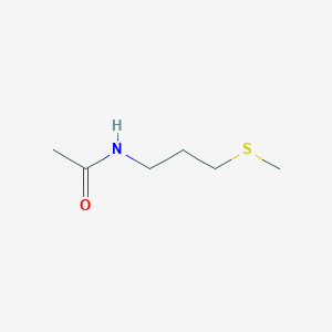 molecular formula C6H13NOS B14646391 N-[3-(Methylsulfanyl)propyl]acetamide CAS No. 54824-91-8