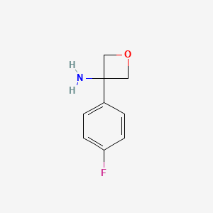3-(4-Fluorophenyl)oxetan-3-amine