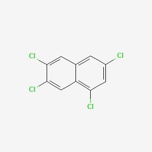 molecular formula C10H4Cl4 B14646427 1,3,6,7-Tetrachloronaphthalene CAS No. 55720-42-8