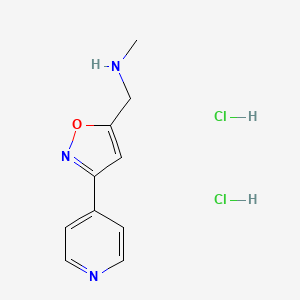 N-Methyl-1-[3-(4-pyridinyl)-5-isoxazolyl]methanamine dihydrochloride
