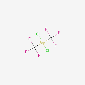 molecular formula C2Cl2F6Ge B14646482 Dichlorobis(trifluoromethyl)germane CAS No. 56593-14-7