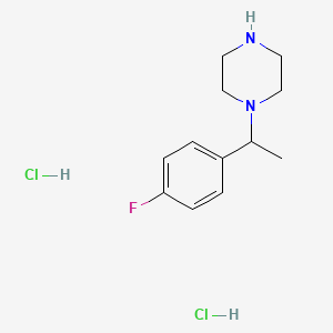 1-[1-(4-Fluoro-phenyl)-ethyl]-piperazine dihydrochloride