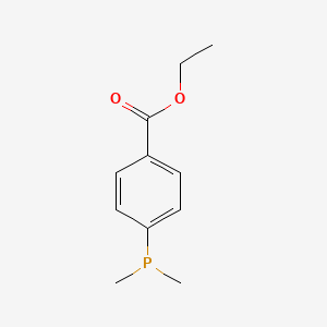 molecular formula C11H15O2P B14646575 Ethyl 4-(dimethylphosphanyl)benzoate CAS No. 52023-19-5
