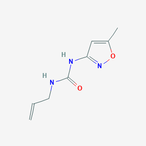 molecular formula C8H11N3O2 B14646585 N-(5-Methyl-1,2-oxazol-3-yl)-N'-prop-2-en-1-ylurea CAS No. 55861-74-0