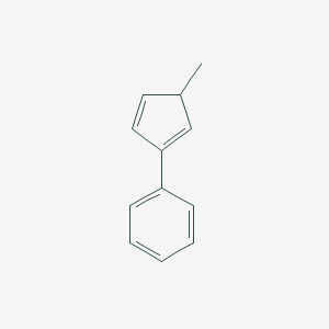 molecular formula C12H12 B14646626 (3-Methylcyclopenta-1,4-dien-1-yl)benzene CAS No. 54524-34-4