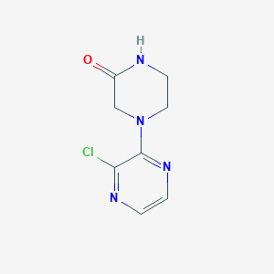 4-(3-Chloropyrazin-2-yl)piperazin-2-one