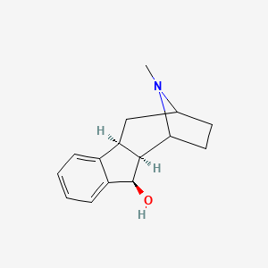 molecular formula C15H19NO B14646718 11-Methyl-4b,5,6,7,8,9,9a,10-octahydro-6,9-epiminobenzo[a]azulen-10-ol CAS No. 51805-82-4