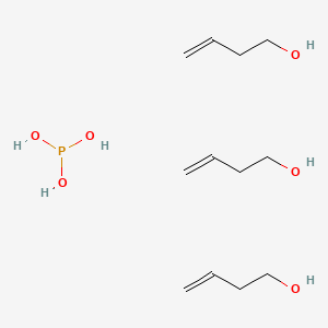 molecular formula C12H27O6P B14646738 But-3-en-1-ol;phosphorous acid CAS No. 51666-85-4