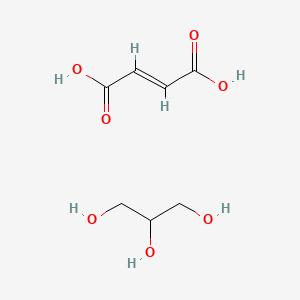 molecular formula C7H12O7 B14646773 (E)-but-2-enedioic acid;propane-1,2,3-triol CAS No. 52007-78-0