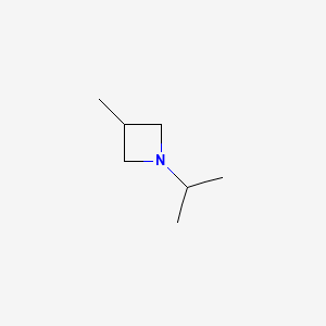 molecular formula C7H15N B14646845 1-Isopropyl-3-methylazetidine CAS No. 55683-33-5