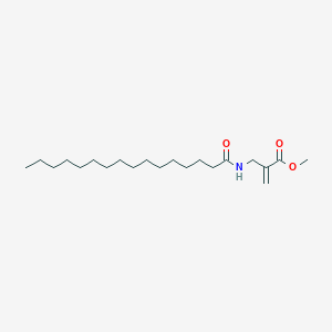 molecular formula C21H39NO3 B14646884 Methyl 2-[(hexadecanoylamino)methyl]prop-2-enoate CAS No. 52634-29-4