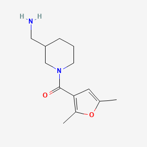 [1-(2,5-Dimethylfuran-3-carbonyl)piperidin-3-yl]methanamine