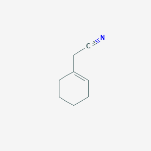 molecular formula C8H11N B146470 1-Cyclohexene-1-acetonitrile CAS No. 6975-71-9
