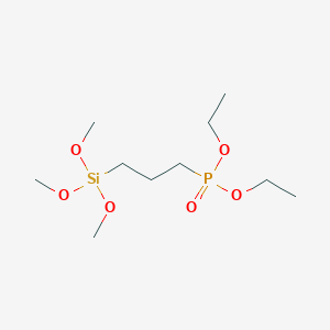 molecular formula C10H25O6PSi B14647040 Diethyl [3-(trimethoxysilyl)propyl]phosphonate CAS No. 51826-92-7