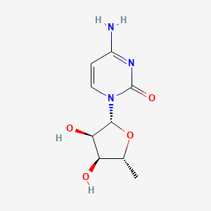 molecular formula C9H13N3O4 B14647056 5'-Deoxycytidine CAS No. 55732-41-7