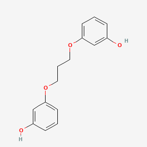 molecular formula C15H16O4 B14647107 Phenol, 3,3'-[1,3-propanediylbis(oxy)]bis- CAS No. 51834-89-0