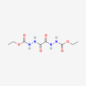 molecular formula C8H14N4O6 B14647112 Diethyl 2,2'-(1,2-dioxoethane-1,2-diyl)dihydrazinecarboxylate CAS No. 53184-87-5