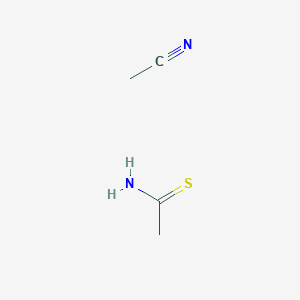 molecular formula C4H8N2S B14647131 Ethanethioamide--acetonitrile (1/1) CAS No. 55131-53-8