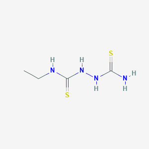 molecular formula C4H10N4S2 B14647138 N~1~-Ethylhydrazine-1,2-dicarbothioamide CAS No. 52804-61-2